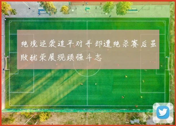 绝境逆袭追平对手却遭绝杀赛后虽败犹荣展现顽强斗志
